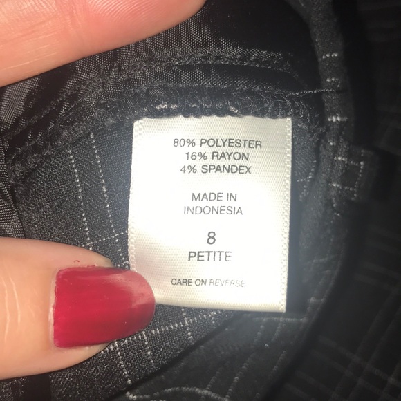 Black plaid pants - Picture 8 of 8